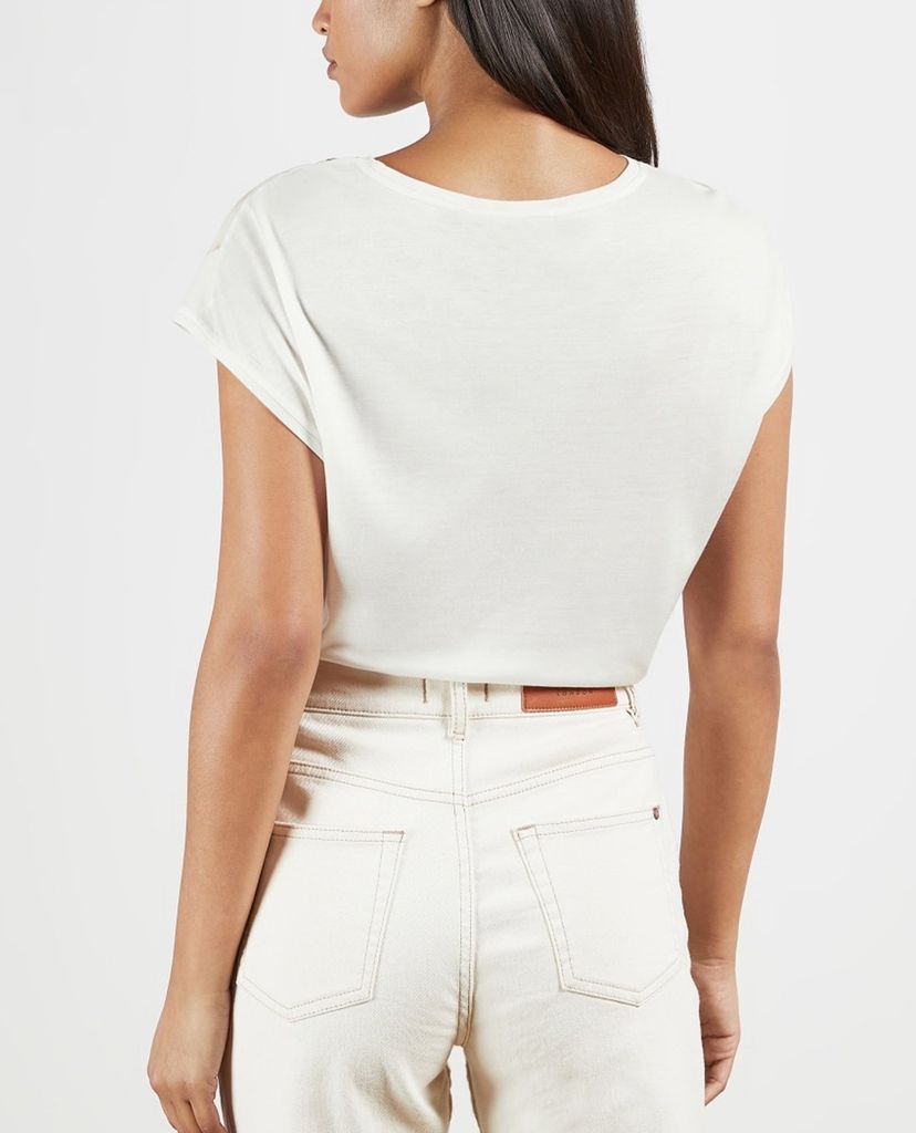 TED BAKER - Áo thun nữ tay ngắn cổ tròn Lylie