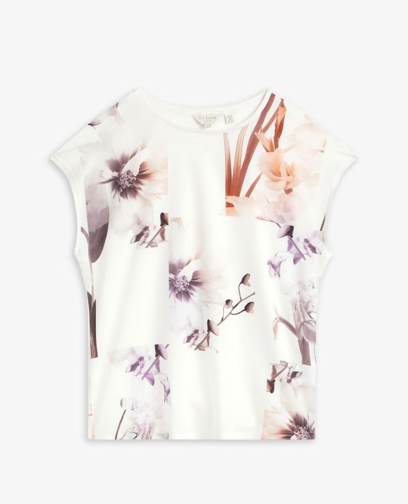 TED BAKER - Áo thun nữ tay ngắn cổ tròn Lylie