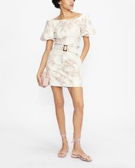 TED BAKER - Áo croptop nữ tay phồng Riverr