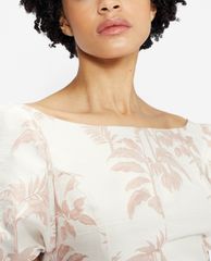 TED BAKER - Áo croptop nữ tay phồng Riverr