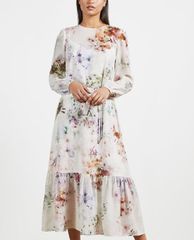 TED BAKER - Đầm midi tay dài đuôi cá Kally