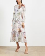 TED BAKER - Đầm midi tay dài đuôi cá Kally