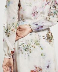 TED BAKER - Đầm midi tay dài đuôi cá Kally