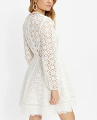 TED BAKER - Đầm mini cổ V tay dài Liyaa