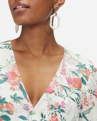 TED BAKER - Đầm midi xếp tầng tay dài Milliii