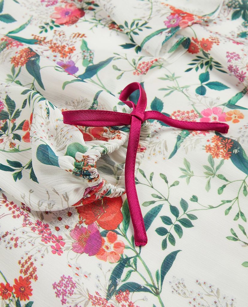 TED BAKER - Đầm midi xếp tầng tay dài Milliii