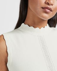 TED BAKER - Đầm mini nữ sát nách phối diềm nữ tính