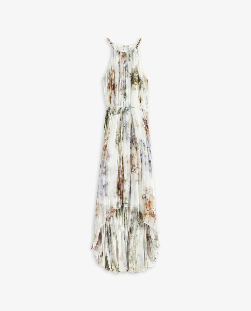 TED BAKER - Đầm midi cổ yếm sát nách Pettraa
