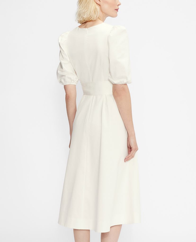 TED BAKER - Đầm midi tay ngắn cổ V Poppyy