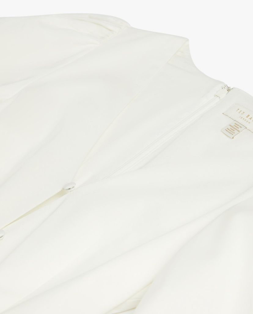 TED BAKER - Đầm midi tay ngắn cổ V Poppyy
