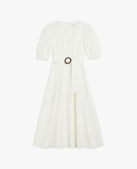 TED BAKER - Đầm midi tay ngắn cổ V Poppyy