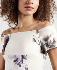 TED BAKER - Đầm mini bẹt vai phom ôm body Saidie