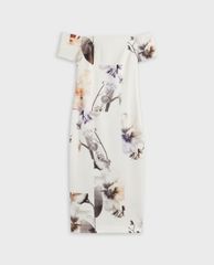 TED BAKER - Đầm mini bẹt vai phom ôm body Saidie