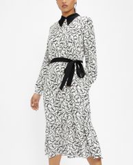 TED BAKER - Đầm midi tay dài Silviia Metropolis