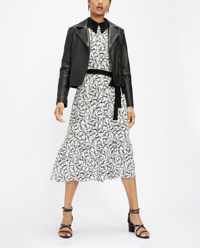 TED BAKER - Đầm midi tay dài Silviia Metropolis