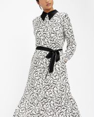 TED BAKER - Đầm midi tay dài Silviia Metropolis
