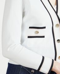 TED BAKER - Áo khoác cardigan nữ cổ V tay dài Flooraa