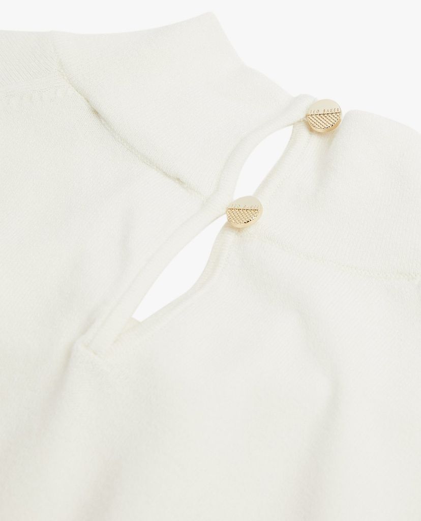 TED BAKER - Áo sweater nữ tay lở cổ xoắn Graycia