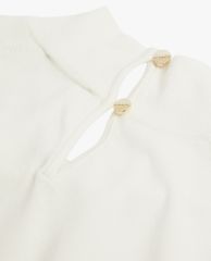 TED BAKER - Áo sweater nữ tay lở cổ xoắn Graycia