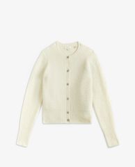 TED BAKER - Áo khoác cardigan nữ tròn Interest Stitch