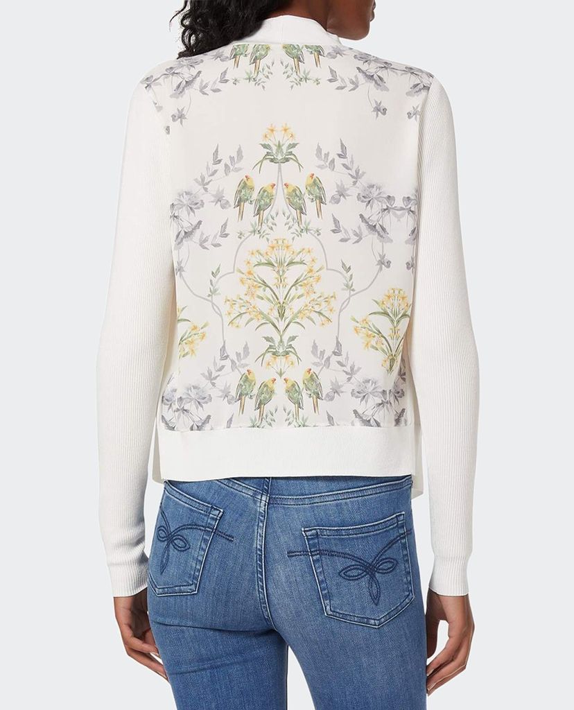 TED BAKER - Áo cardigan nữ cổ đổ tay dài Skyllar