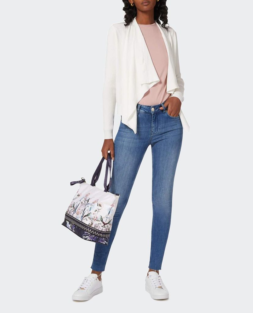 TED BAKER - Áo cardigan nữ cổ đổ tay dài Skyllar