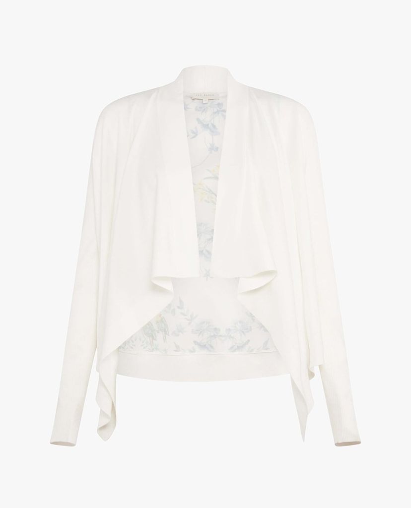 TED BAKER - Áo cardigan nữ cổ đổ tay dài Skyllar
