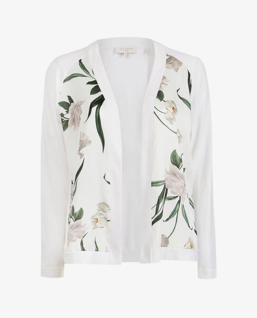 TED BAKER - Áo khoác cardigan nữ họa tiết hoa Tayaa