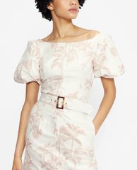 TED BAKER - Chân váy mini chữ A phối thắt lưng Apryl