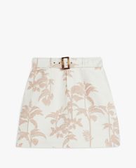 TED BAKER - Chân váy mini chữ A phối thắt lưng Apryl