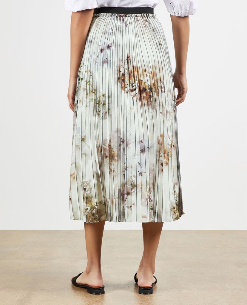TED BAKER - Chân váy midi xếp li Flavvia