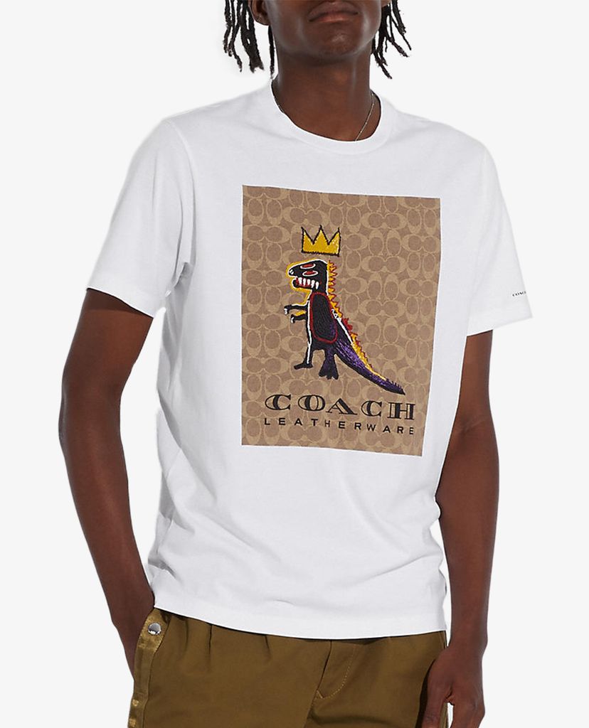 COACH - Áo thun nam cổ tròn ngắn tay Coach x Jean Michel Basquiat