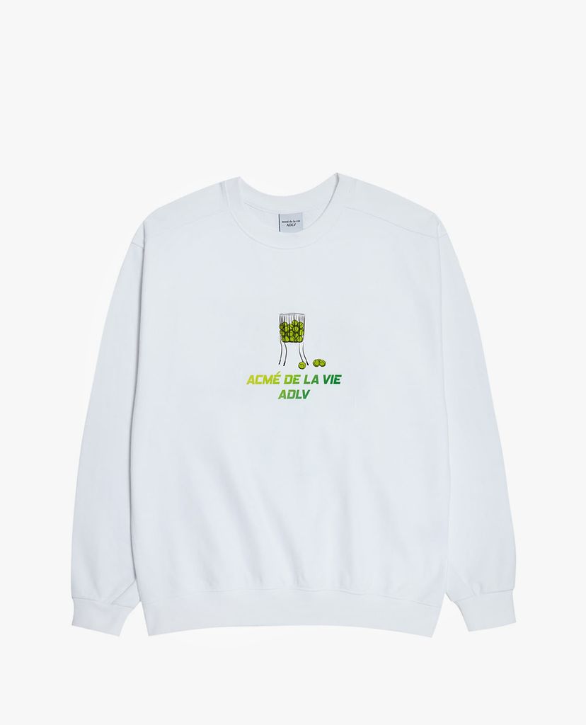 ADLV - Áo sweatshirt tay dài cổ tròn Tennis Shop