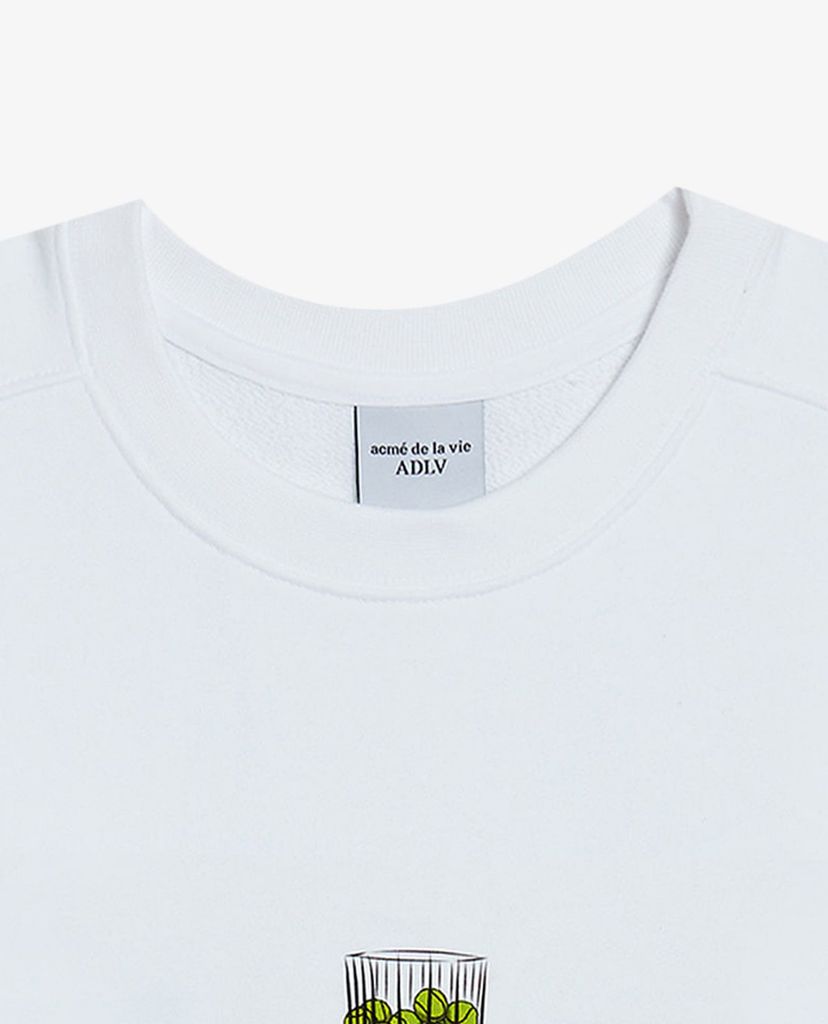 ADLV - Áo sweatshirt tay dài cổ tròn Tennis Shop