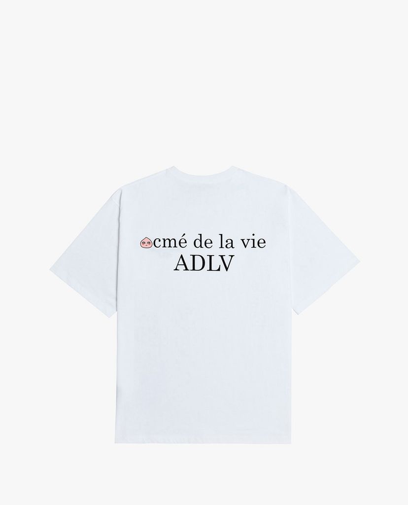 ADLV - Áo thun ngắn tay cổ tròn Kakao X ADLV Donut Apeach