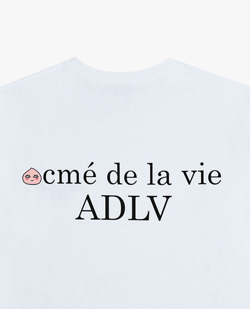 ADLV - Áo thun ngắn tay cổ tròn Kakao X ADLV Signature Logo Apeach