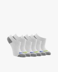 SKECHERS - Set 6 đôi vớ cổ thấp No Show Full Terry
