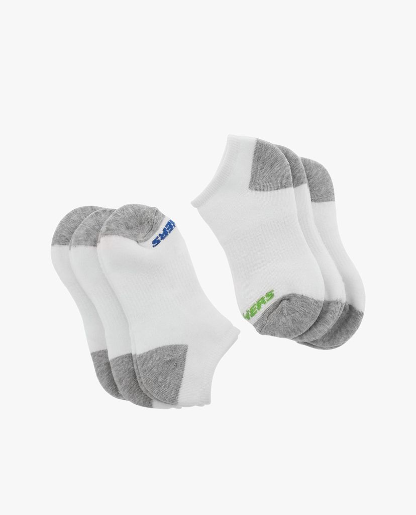 SKECHERS - Set 6 đôi vớ cổ thấp No Show Full Terry