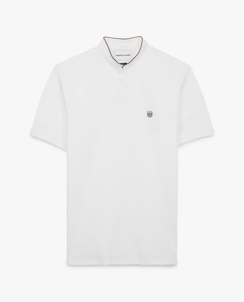 THE KOOPLES - Áo polo nam tay ngắn White Cotton