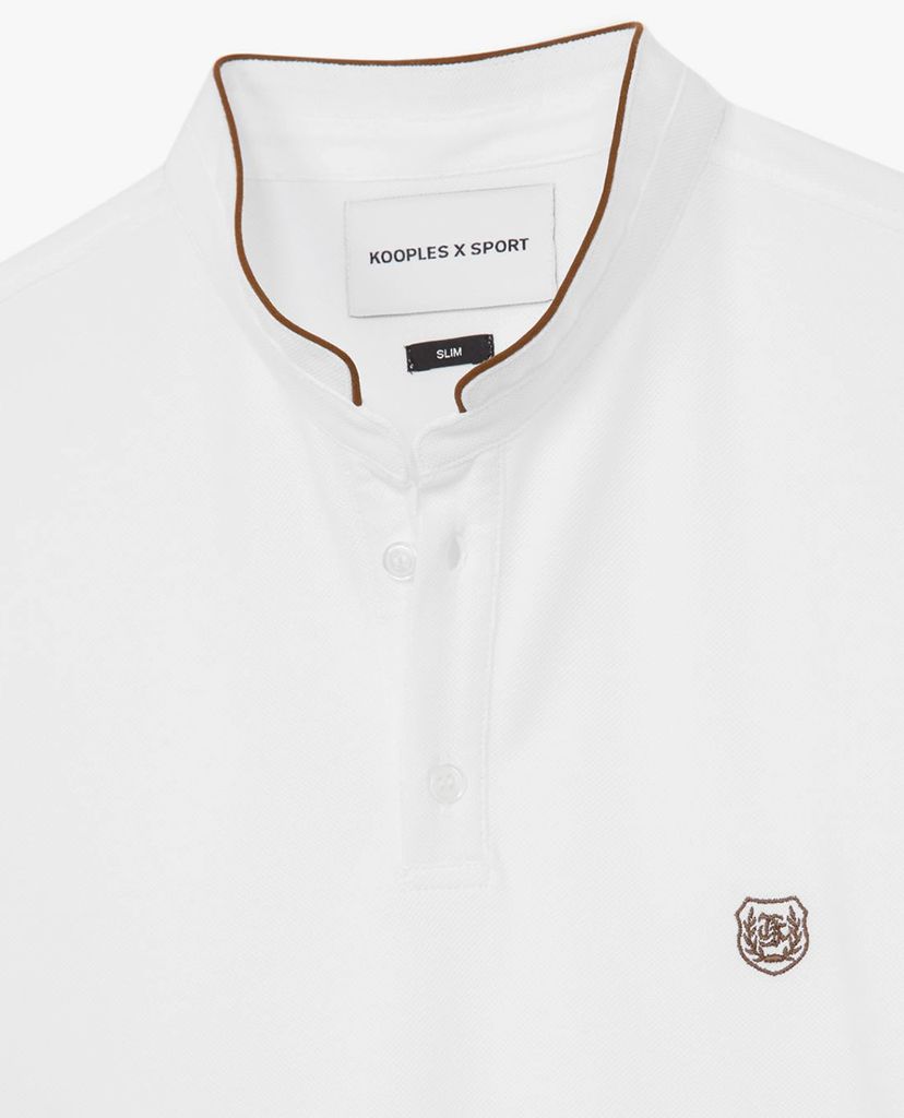 THE KOOPLES - Áo polo nam tay ngắn White Cotton