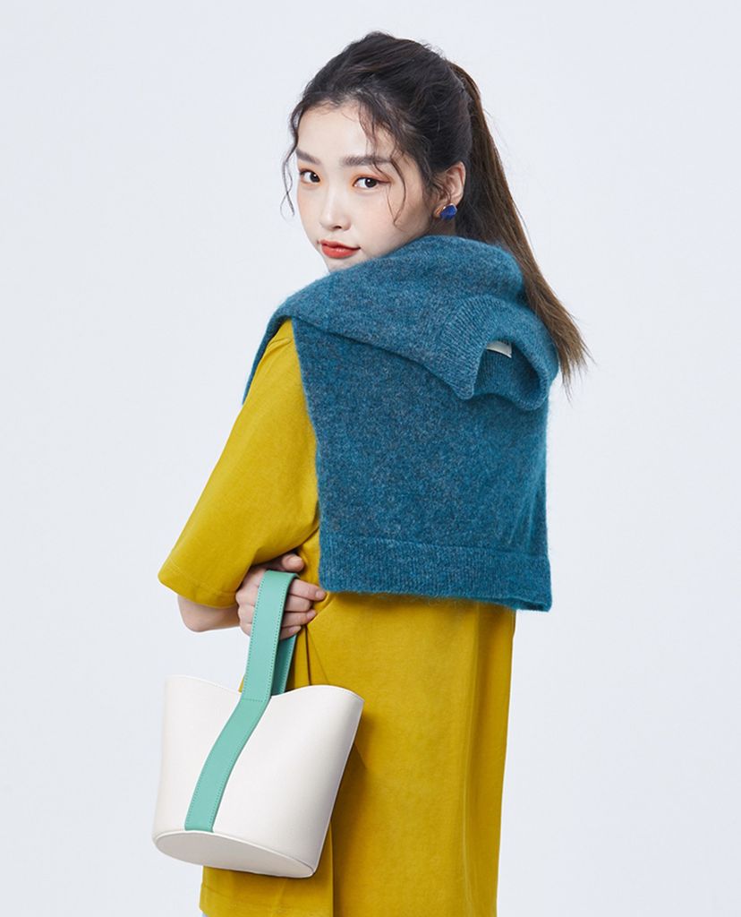 Marhen.J - Túi xách tay nữ hình thang Amber Macaron
