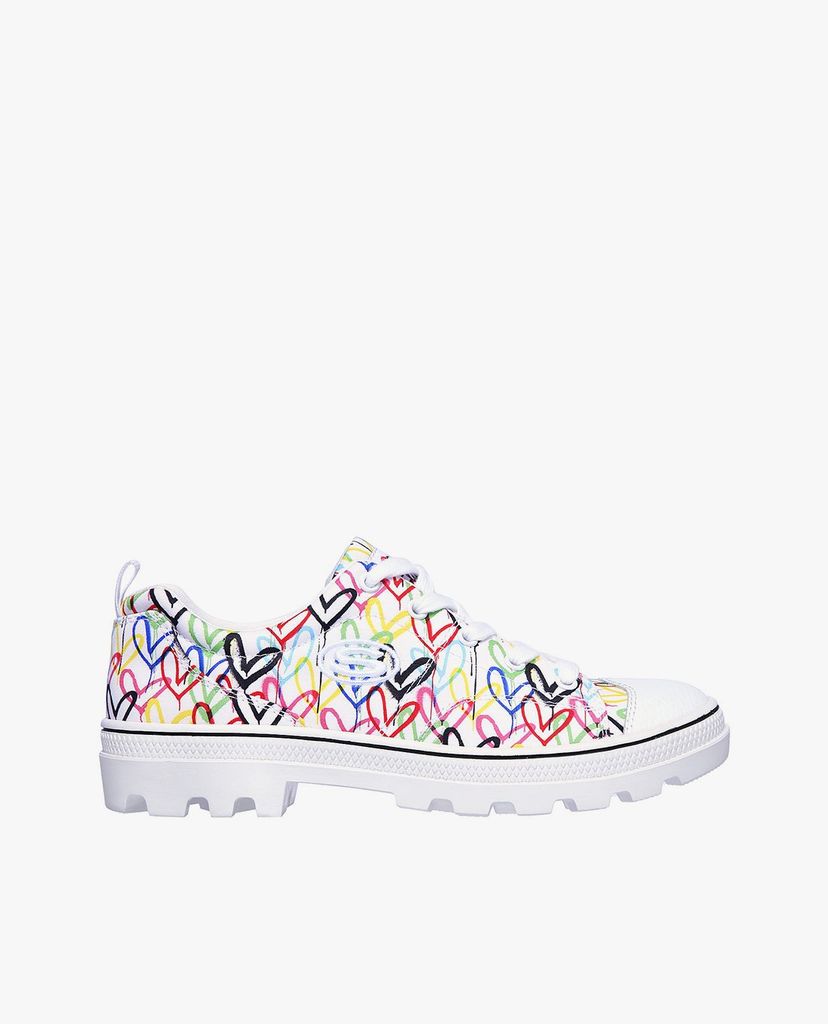 SKECHERS - Giày sneaker nữ Skechers x JGoldcrown Roadies Hashtag Love