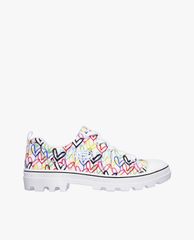 SKECHERS - Giày sneaker nữ Skechers x JGoldcrown Roadies Hashtag Love