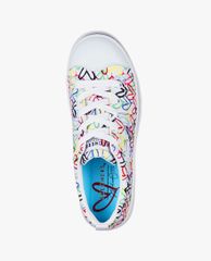 SKECHERS - Giày sneaker nữ Skechers x JGoldcrown Roadies Hashtag Love