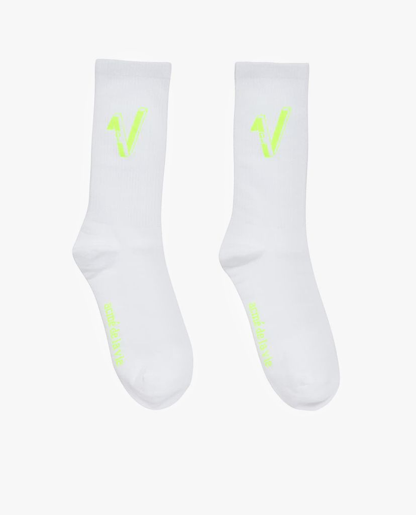 ADLV - Vớ cổ cao V Logo Casual