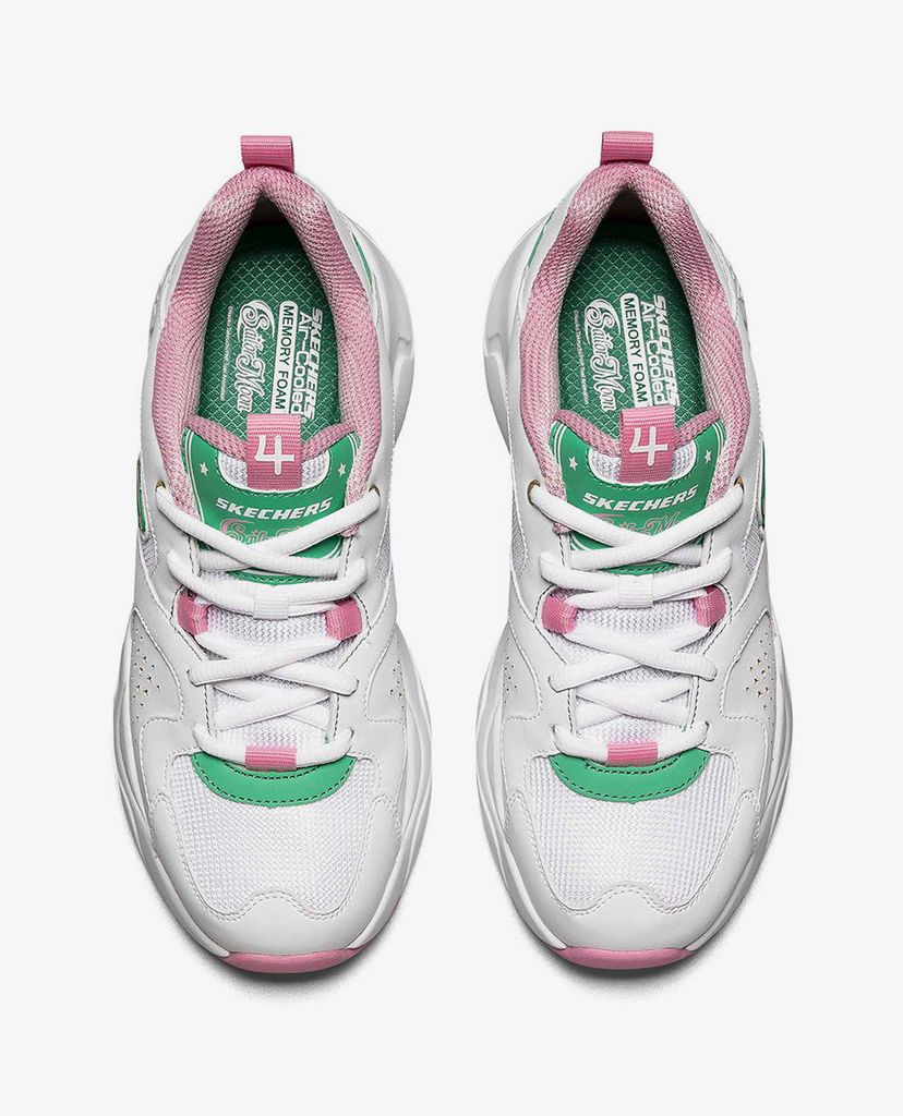 SKECHERS - Giày sneaker nữ thắt dây Sailor Moon