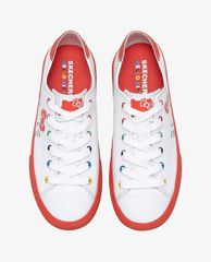 SKECHERS - Giày sneakers nữ phối dây Hello Kitty Street V'lites
