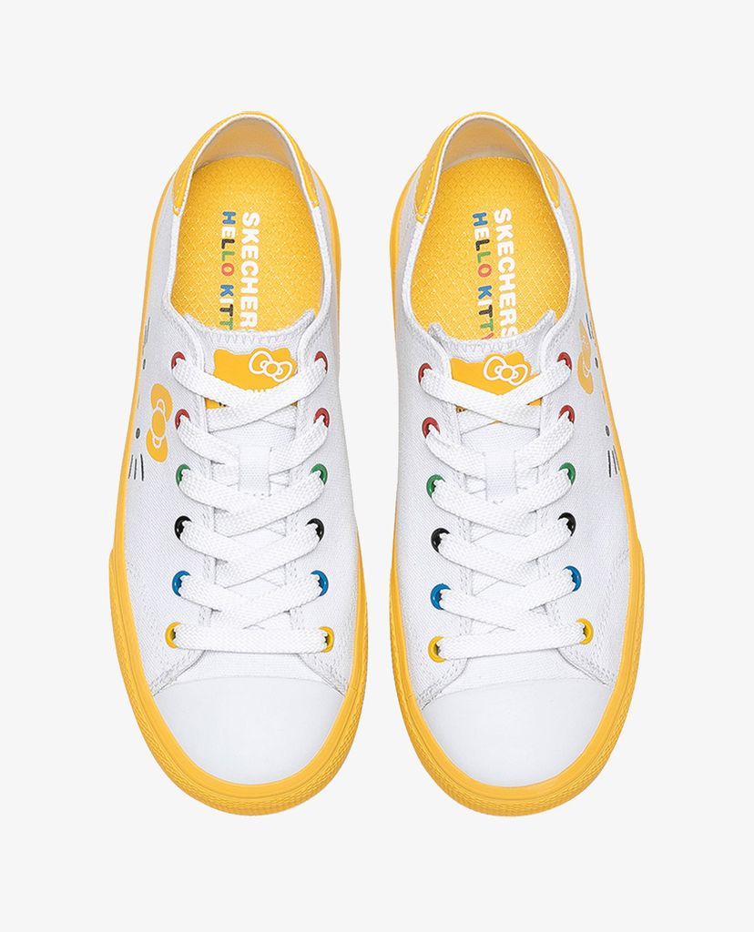 SKECHERS - Giày sneakers nữ phối dây Hello Kitty Street V'lites