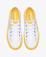 SKECHERS - Giày sneakers nữ phối dây Hello Kitty Street V'lites