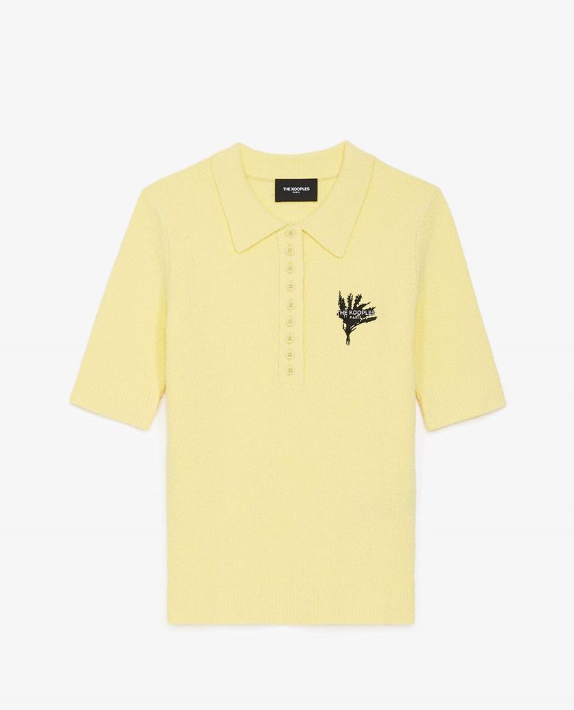 THE KOOPLES - Áo thun polo nữ cổ bẻ Embroidery
